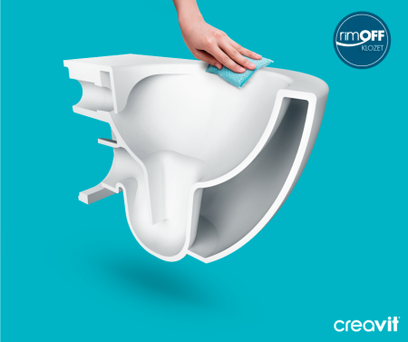 Унитаз подвесной безободковый Creavit Free FE322-11CB00E-0000